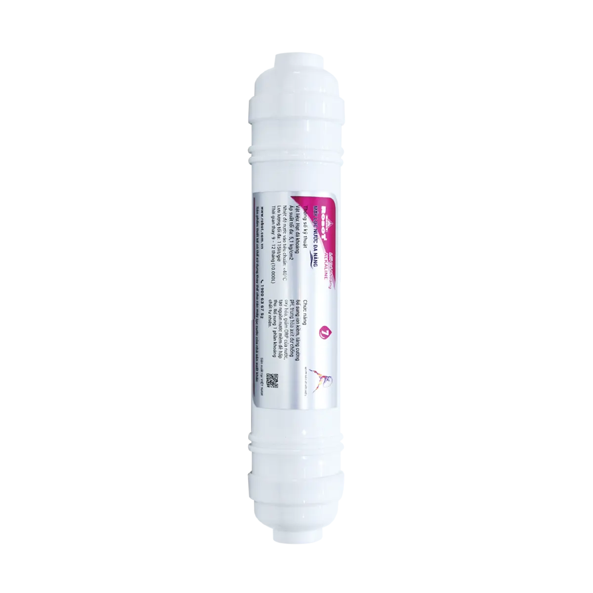 Lõi Alkaline ROBOT 10" (Inch) - Đúc Nguyên Khối Kín (Việt Nam)