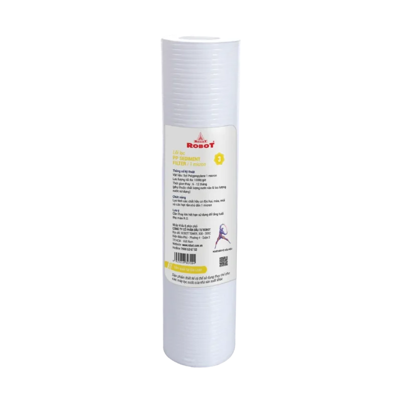 Lõi lọc thô số 3 - PP 1 Micron 10" (Inch) - Taiwan