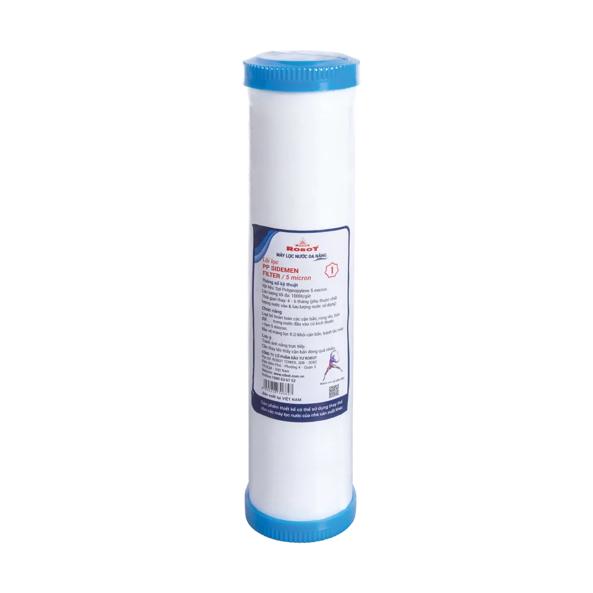 Lõi lọc thô số 1 - PP 5 micron 20" (Inch) - Việt Nam