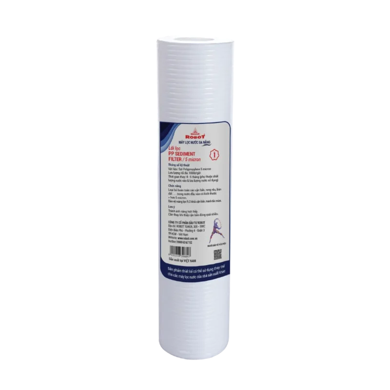 Lõi lọc thô số 1 - PP 5 micron 10" (Inch) - Việt Nam
